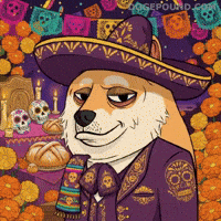 Day Of The Dead Dog GIF by Doge Pound