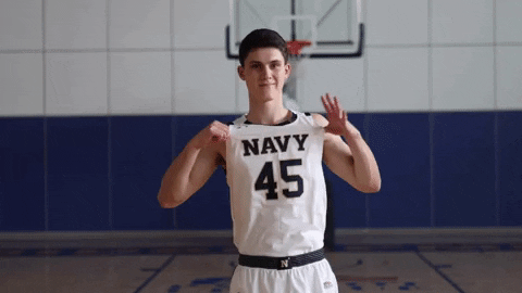 Jaime Hernandez Basketball GIF by Navy Athletics