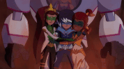 mysticonsofficial reaction mysticons mysticon heroic girls GIF