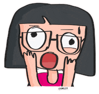 oh my god wow Sticker by Una Geek