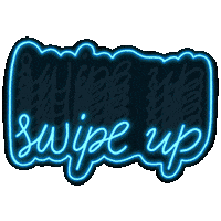 neon swipe up Sticker by Alba Paris