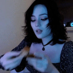 Hungry Cute Girl GIF