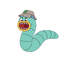hero_okman_ 캐릭터 동물 읏맨 벌레 Sticker