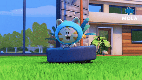 Happy Pat The Dog GIF by Mola TV Kids