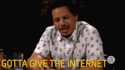 eric andre hot ones GIF by First We Feast: Hot Ones