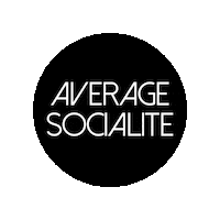 AverageSocialite average socialite averagesocialite Sticker