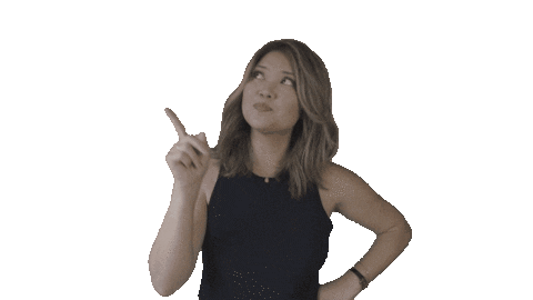 Girl Pointing Sticker by Ash Branding Co