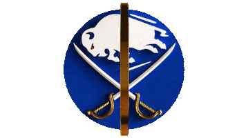 Swipe Up Royal Blue Sticker by Buffalo Sabres