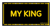 Neon Gold Sticker