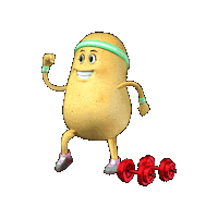 Batata Sticker by OBA HORTIFRUTI