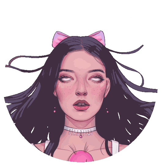 Pink Cross Sticker by DeathbyRomy