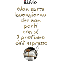 Good Morning Coffee Sticker by Caffè Iuliano