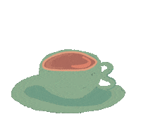 haticeal coffee green sushi ramen Sticker