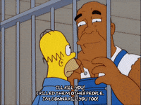 choking homer simpson GIF
