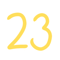 Twenty Three 23Th Sticker