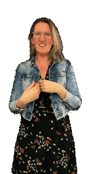 Jeans Point Left Sticker by mandala academie