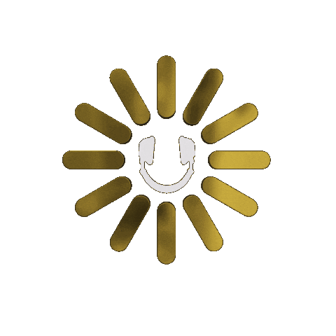 Gold Rotate Sticker by Nova Sound