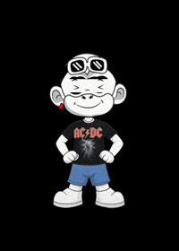 Rock 80S GIF by Zhot Shop