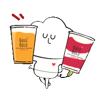 GuluGulu party coffee kiss hug Sticker