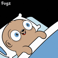 I Cant Sleep Wide Awake GIF by Fugz Official