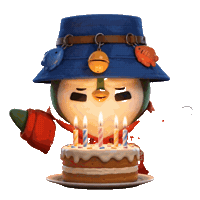 Birthday Cake Party Sticker by ZaddyFi