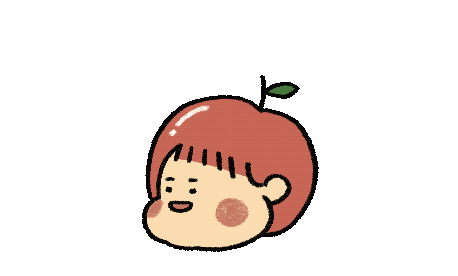 Excited Apple Sticker