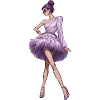 Purple Sticker
