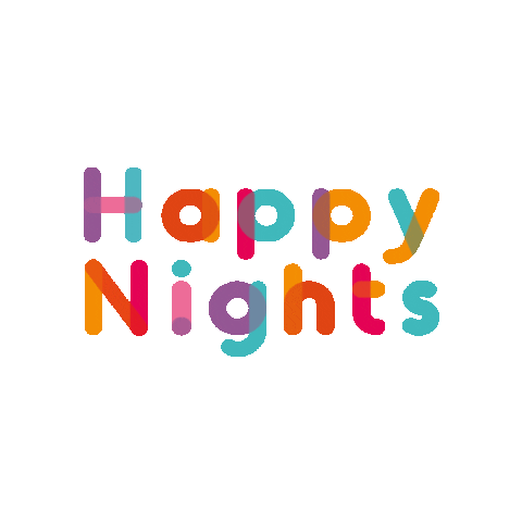 HappyNights giphyupload happy stars moon Sticker