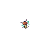 Camilocar psychedelic trip high mushroom Sticker