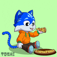 Cat Eating GIF by Toshithecat