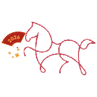 Chinese New Year Horse Sticker by CHARLES & KEITH