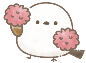 nakasan_ms giphyupload bird かわいい 鳥 Sticker