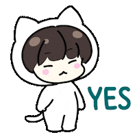 juheeyu cat yes kitty suga Sticker