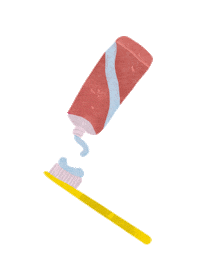 Morning Teeth Sticker by Lara Paulussen