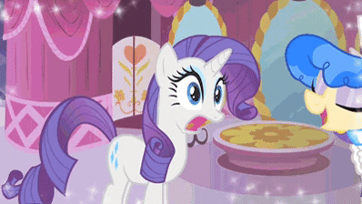 WaterlilyDash giphygifmaker surprised unicorn mlp GIF