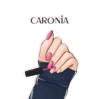 Nail Care Pink Sticker by Vibelle Distribution Inc.