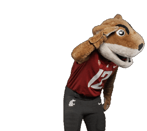 Washington State Mascot Sticker by WSU Pullman