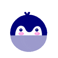 VickysCreativeWorld happy pink kawaii blue Sticker