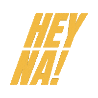 Hey Na Yellow Sticker by HEY NA!