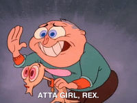 nicksplat ren and timpy GIF