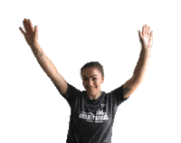 MuddyAngelRun waving hooray winken mudrun Sticker