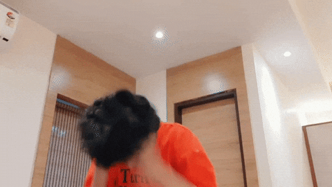 Girl Hair Flip GIF