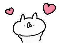 usagi_teikoku love happy うさぎ らぶ Sticker