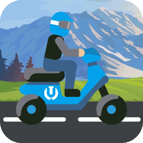 Motorcycle Mountain GIF by USewa Motor