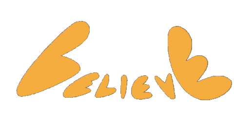 jaxxask giphyupload typography hope believe Sticker