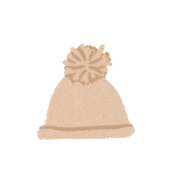 mandaland christmas holiday winter hat Sticker