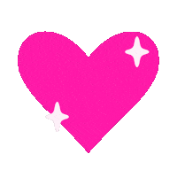 daisiawalker heart pink sparkle starts Sticker