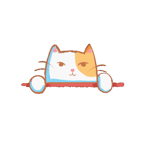 Meow Meow Hello Sticker
