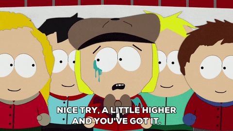 pip encouraging GIF by South Park 