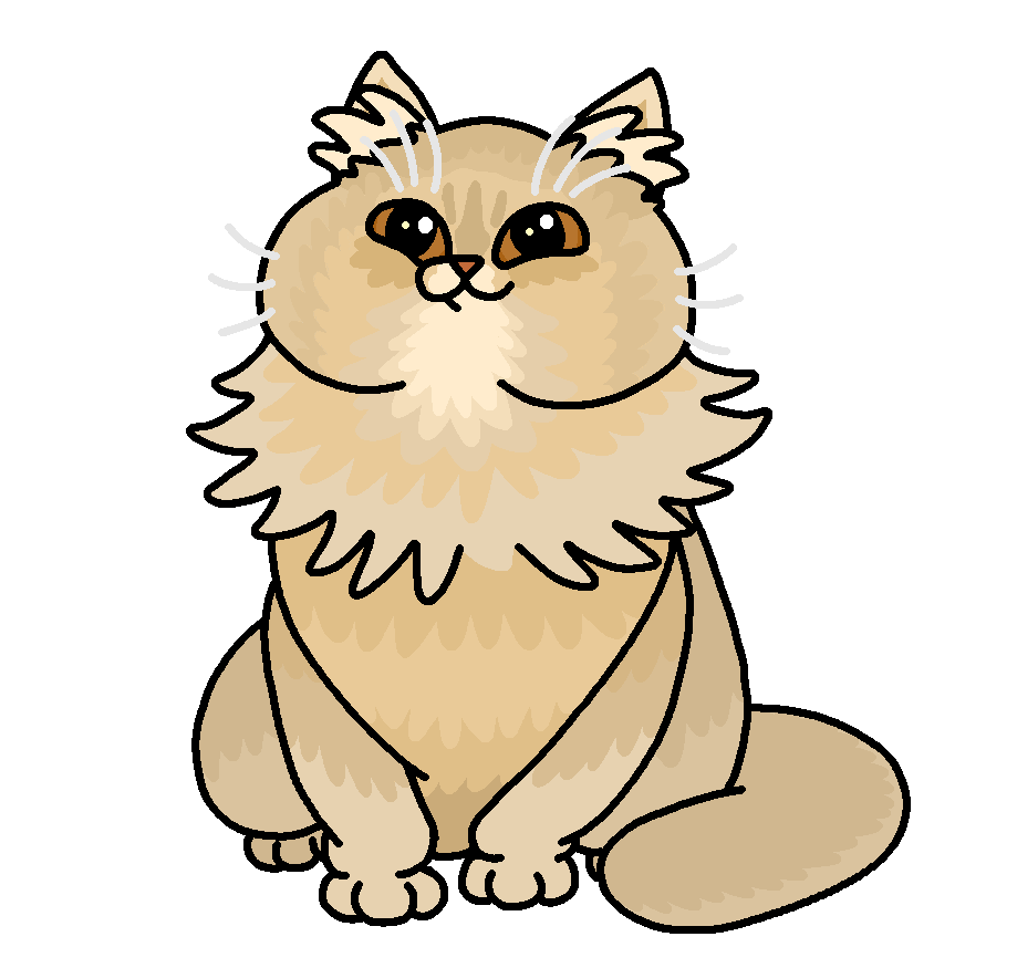 Brown Eyes Cat Sticker by sillynub